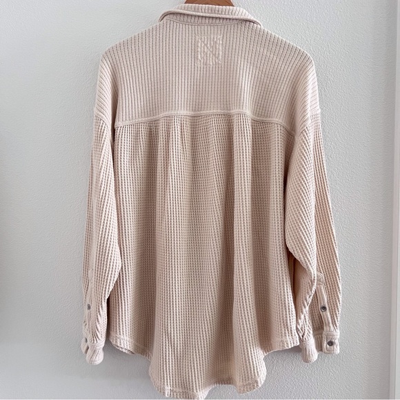 Aerie Anytime Fave Waffle Knit Shirt - Picture 3 of 7